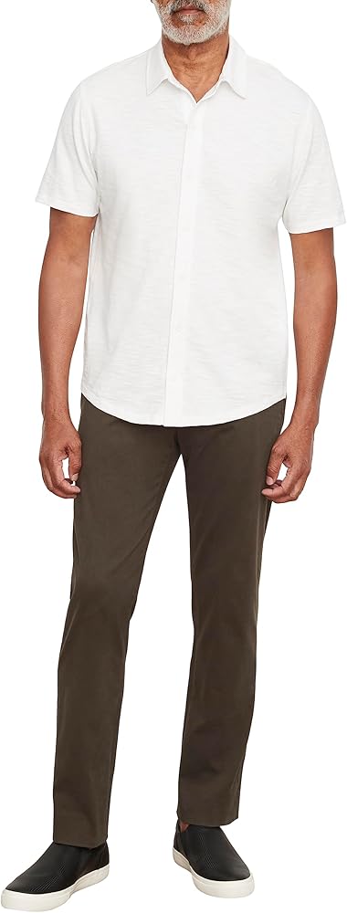 Vince Men's Heavy Slub S/S Button Down