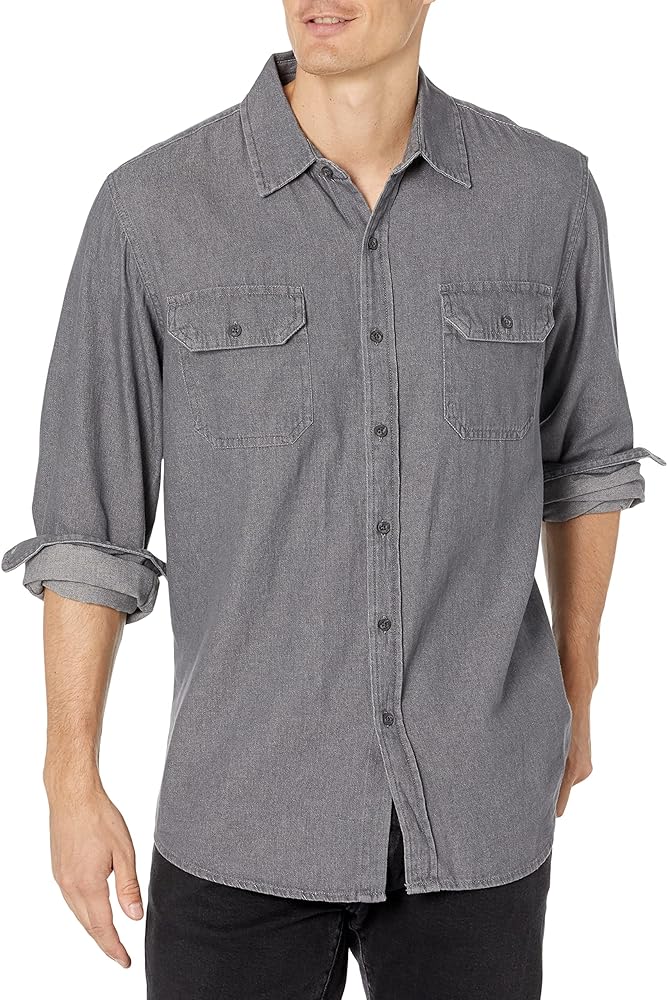 Wrangler Authentics Men's Long Sleeve Classic Woven Shirt