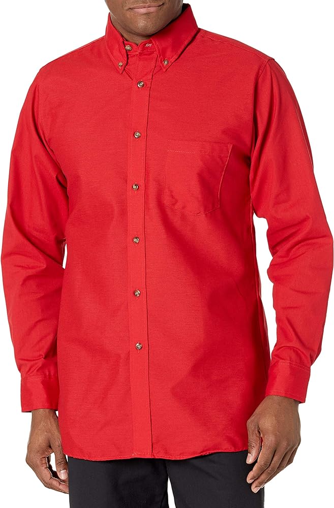 Red Kap Men's Poplin Dress Shirt