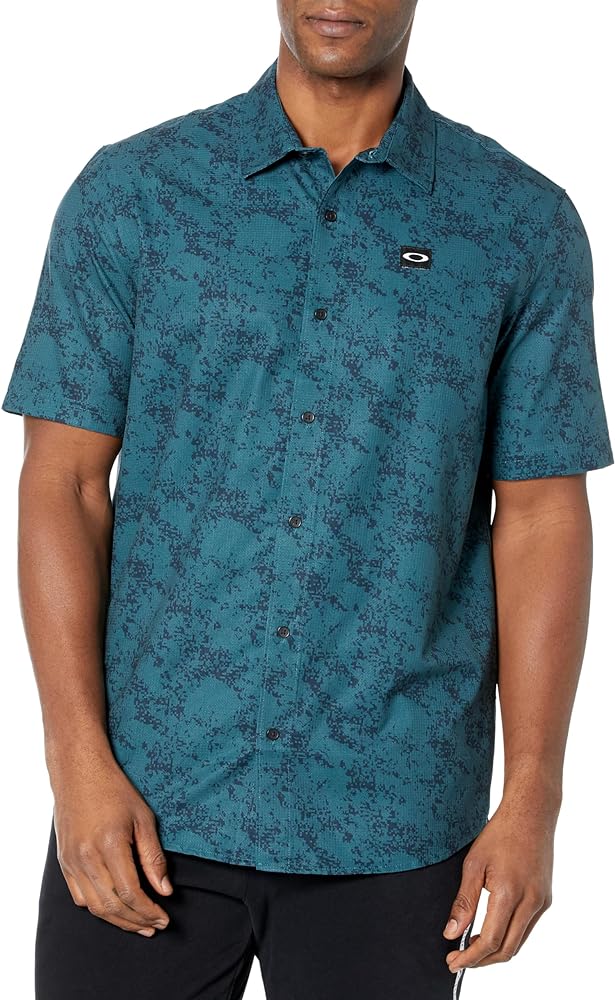 Oakley Men's Sand Camo Woven Shirt