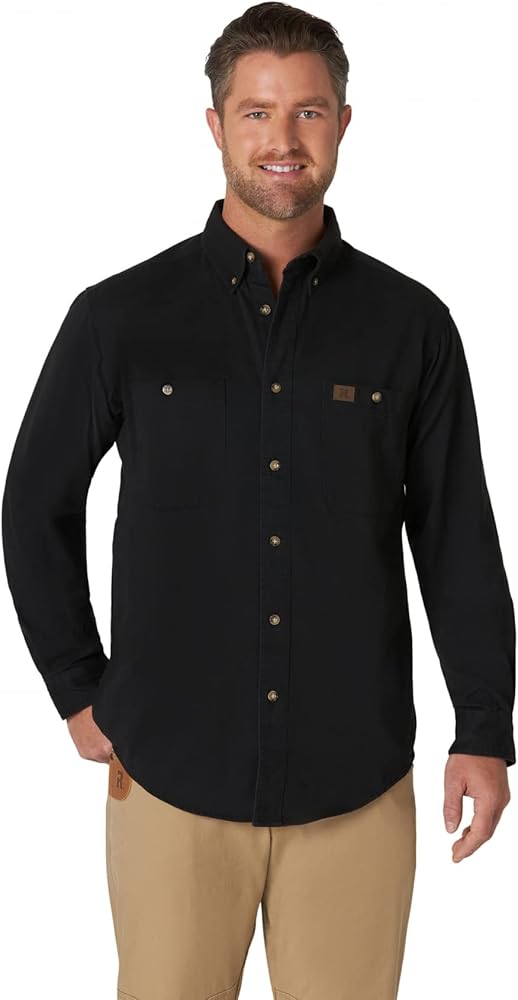 Wrangler Riggs Workwear Men's Logger Twill Long Sleeve Workshirt