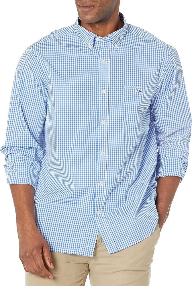 vineyard vines Men's Classic Fit Poplin Button-down Shirt