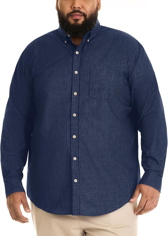 Wrinkle Free Poplin Long Sleeve Shirt