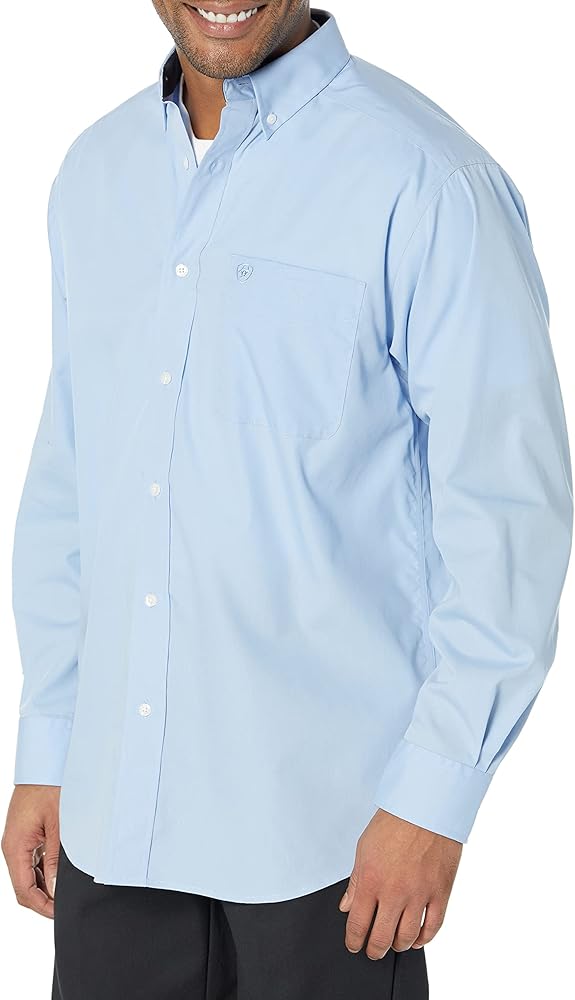 ARIAT Men's Wrinkle Free Solid Shirt