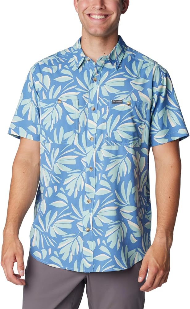 Columbia Men's Utilizer Printed Woven Short Sleeve