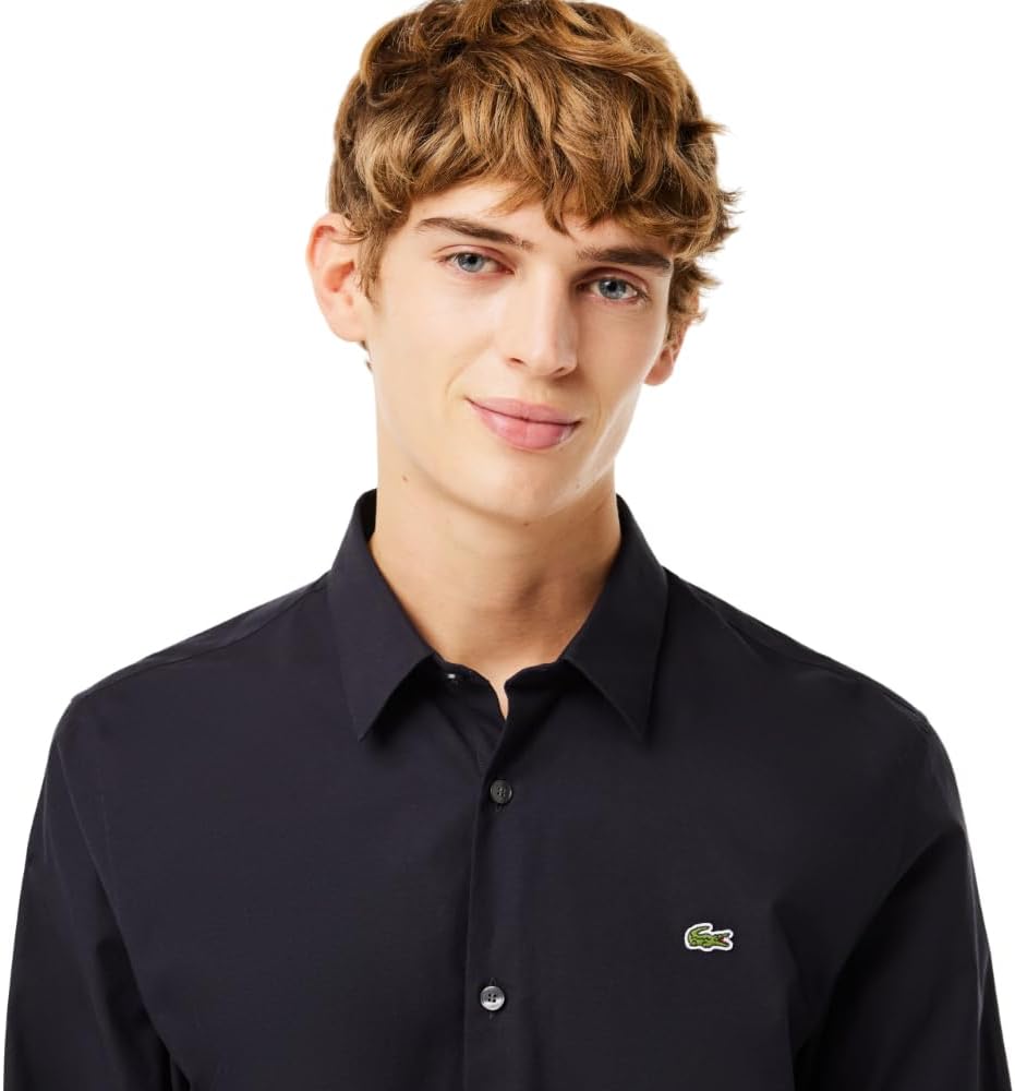 Lacoste Men's Slim Fit Long Sleeve Button Down Shirt