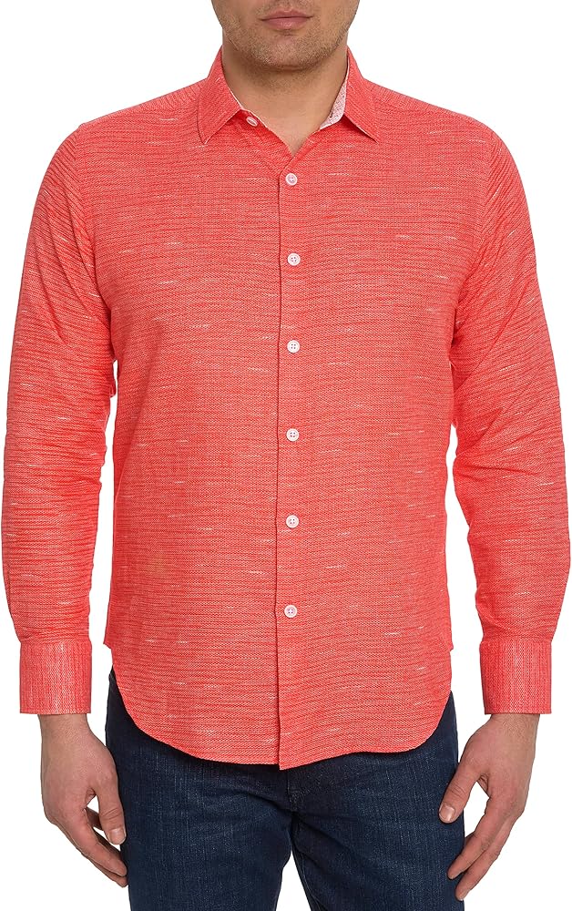 Robert Graham Men's Daniels Long Sleeve Woven Button Down Shirt