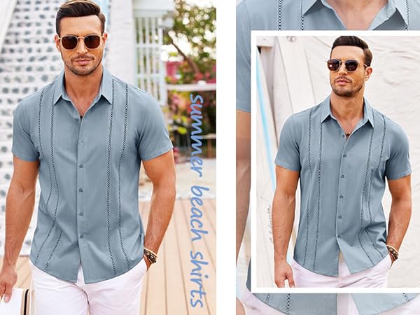 mens summer shirts button down