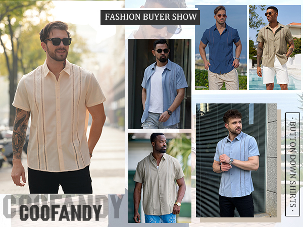 button up shirts for men casual summer shirts coofandy shirts