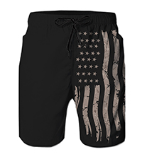 mens flag shorts