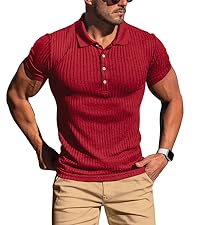 Wine red polo