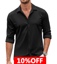 Mens Long Sleeve Dress Shirt