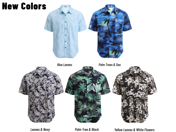 Mens Hawaiian Tropical Shirt