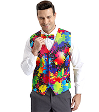 Rainbow Splash Ink Vest