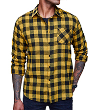 Men&#39;s Flannel Plaid Shirts Long Sleeve