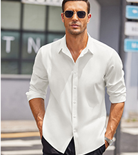 mens white dress shirts