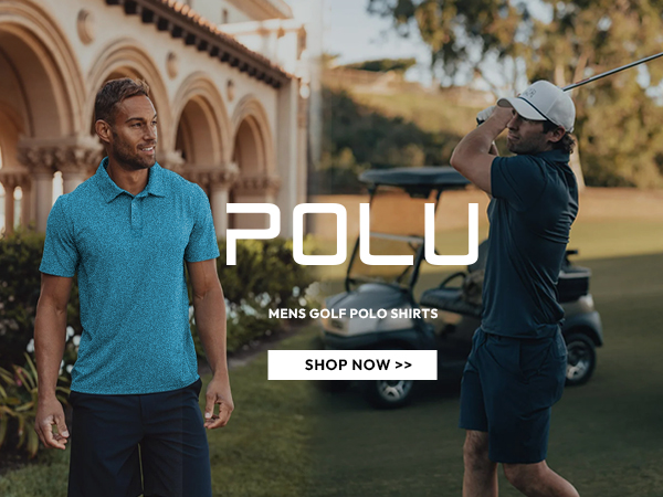 Polu mens golf polo shirt