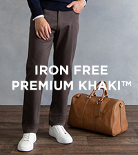 Iron Free Premium Khaki