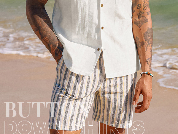 mens beach shirts