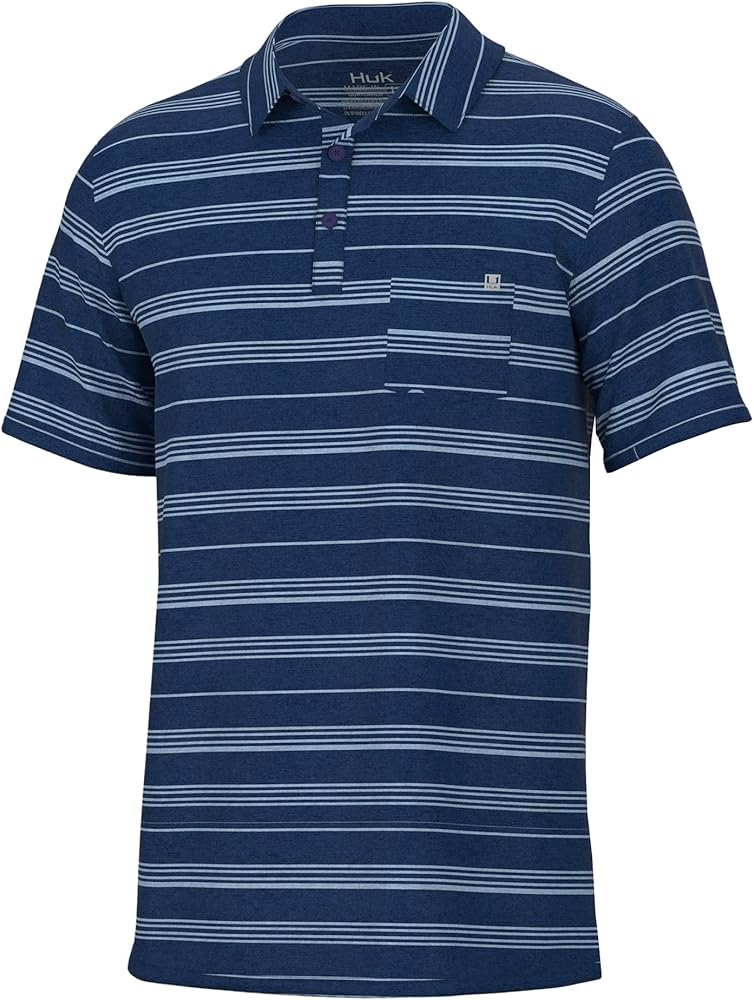 HUK Waypoint, Performance Polo Shirt for Men