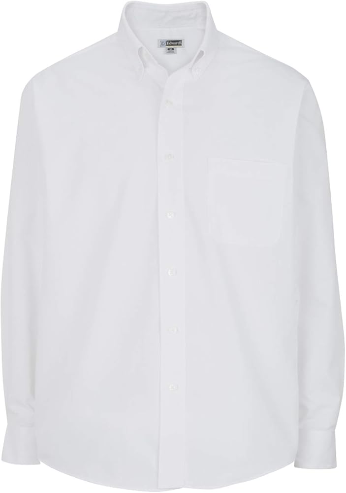 Edwards Men's Lightweight Long Sleeve Poplin Shirt