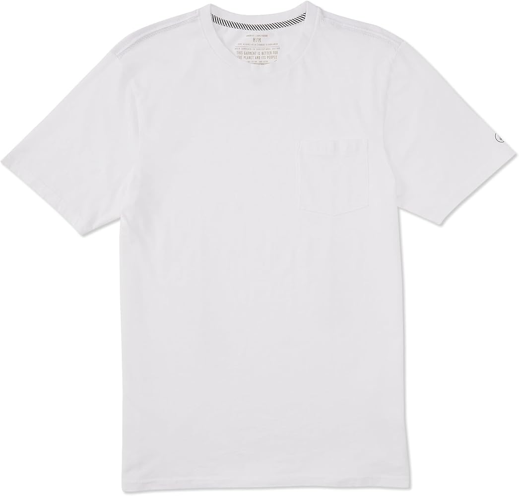 Volcom Men's Solid Modern Fit Pocket Short Sleeve Tee