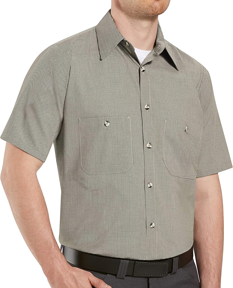 Red Kap Men's Performance Tech 7 Button Shirt