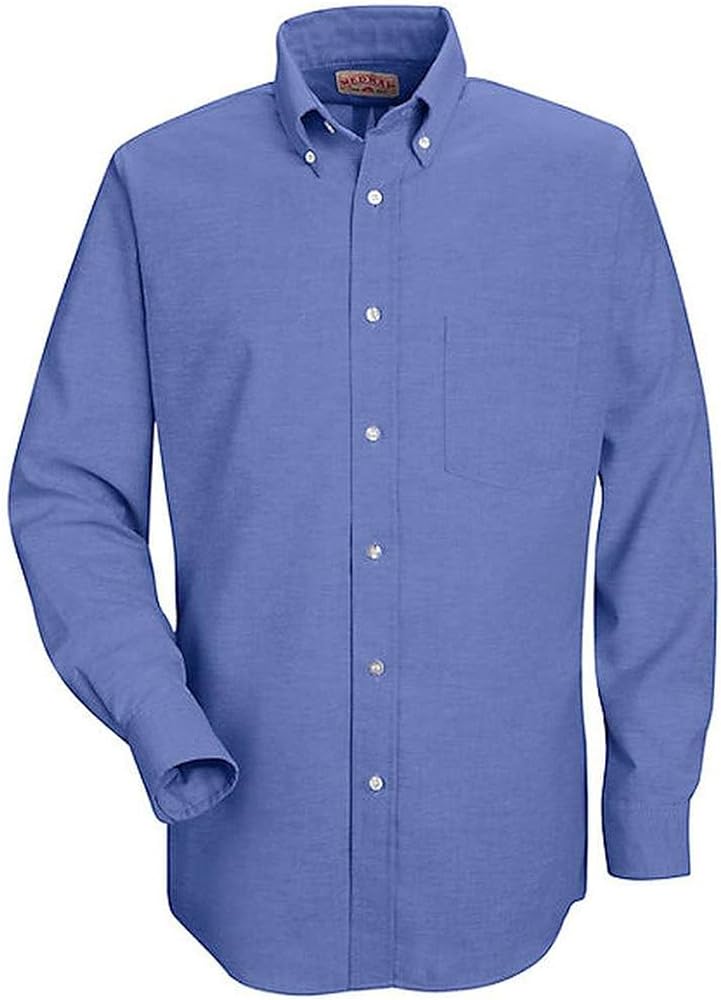 Red Kap Men's Long Sleeve Solid Oxford Executive Shirt