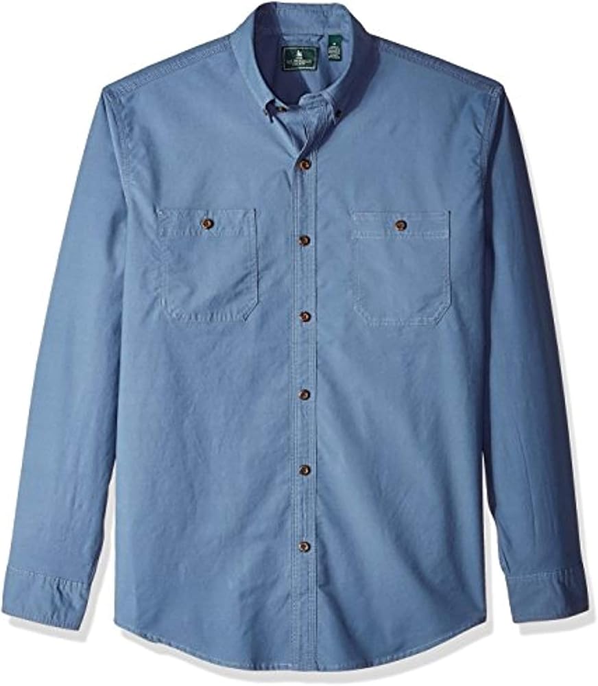 G.H. Bass & Co. Men's Summit Creek Long Sleeve Button Down Twill Shirt