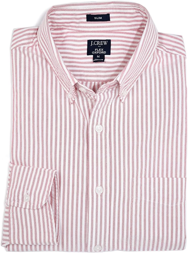 J.Crew Mercantile Men's Slim-Fit Long Sleeve Flex Oxford Casual Shirt