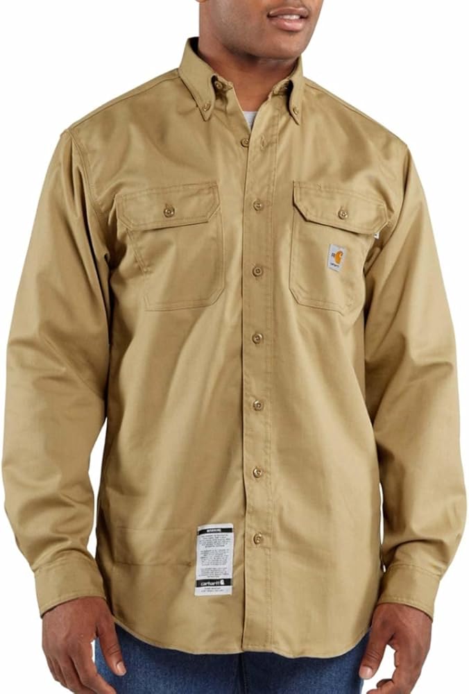 Carhartt Men's Flame Resistant Classic Twill Shirt