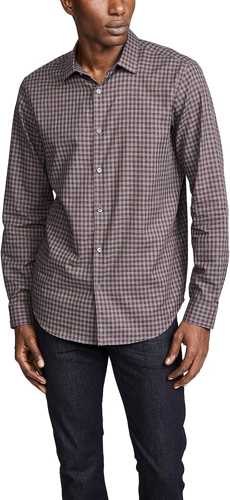 Theory Men's Murrary Flannel Long Sleeve Woven