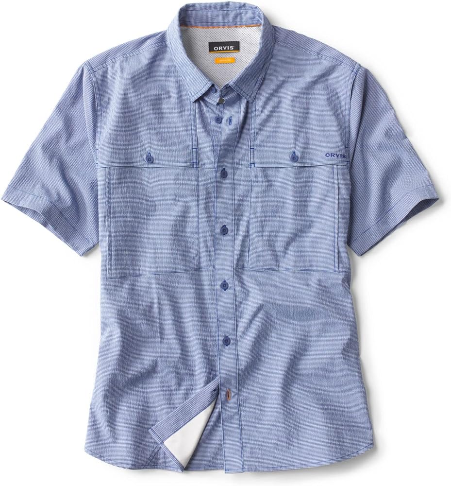 Orvis Men's Open Air Caster Short-Sleeved Solid Shirt