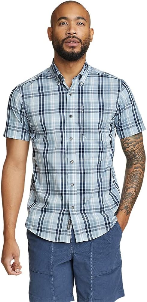 Eddie Bauer Men's Short-Sleeve Voyager Flex Shirt