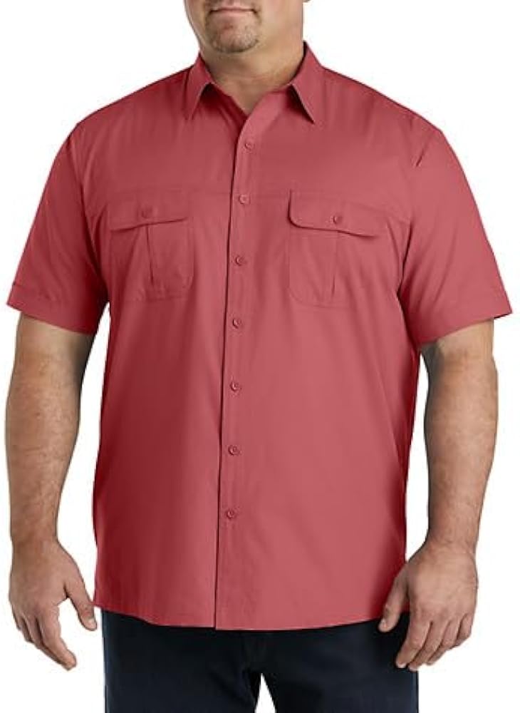 Harbor Bay by DXL Men's Big and Tall Co-Pilot Sport Shirt