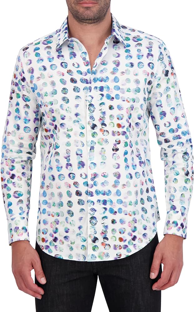 Robert Graham Men's Flashback Woven Long-Sleeve Button-Down Shirt