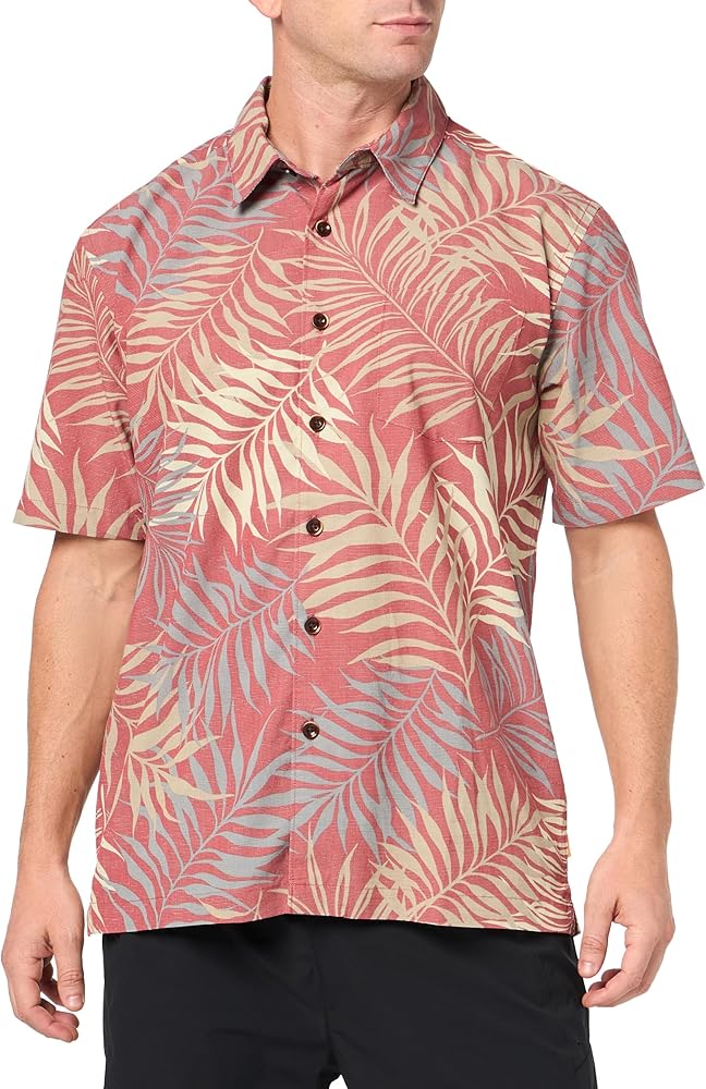 Quiksilver Men's Wild Fern Button Up Woven Top