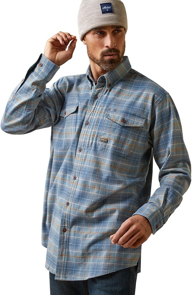 Ariat Men's Rebar Flannel DuraStretch Work Shirt