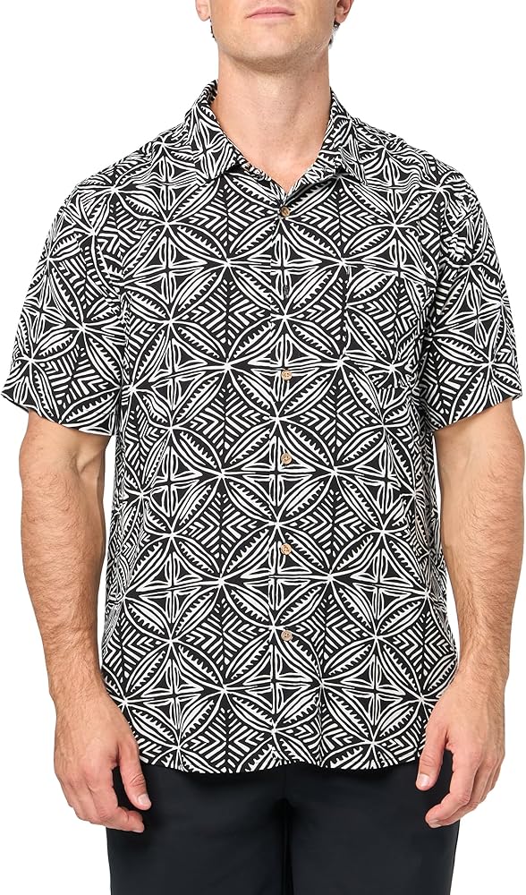 UNIONBAY Men's Rayon Button-up Woven Shirt