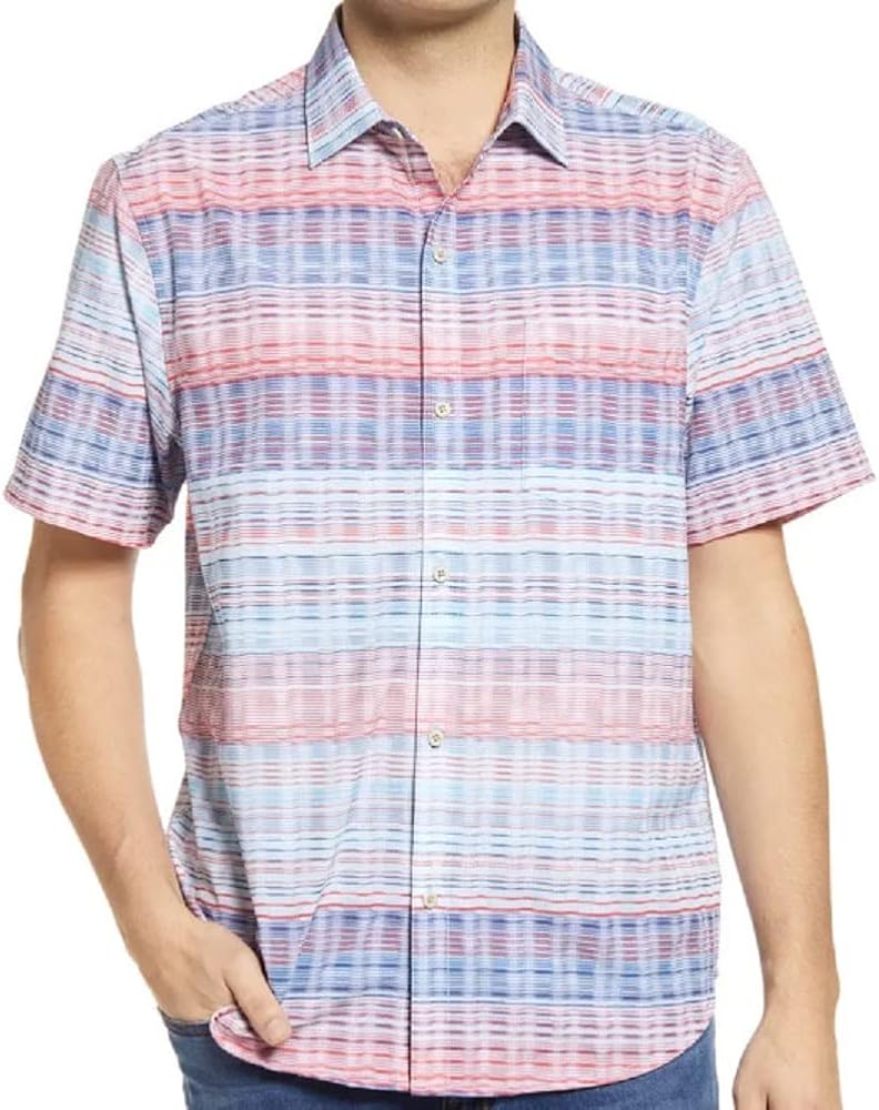 Tommy Bahama Coast Jamboree Camp Shirt (Color: Captain, Size XL)