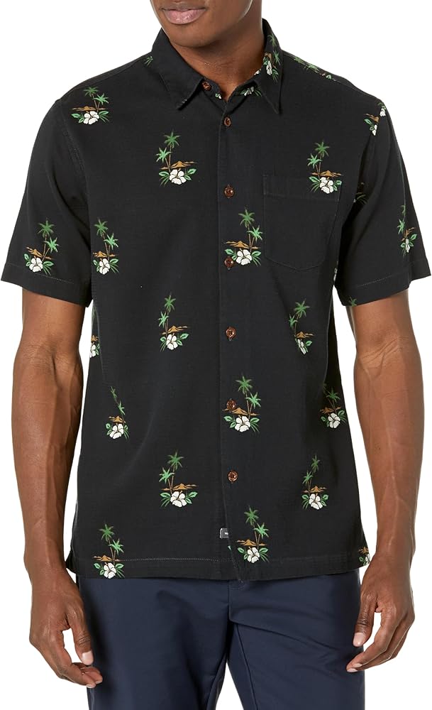 Quiksilver Men's Micronesia Button Up Woven Top