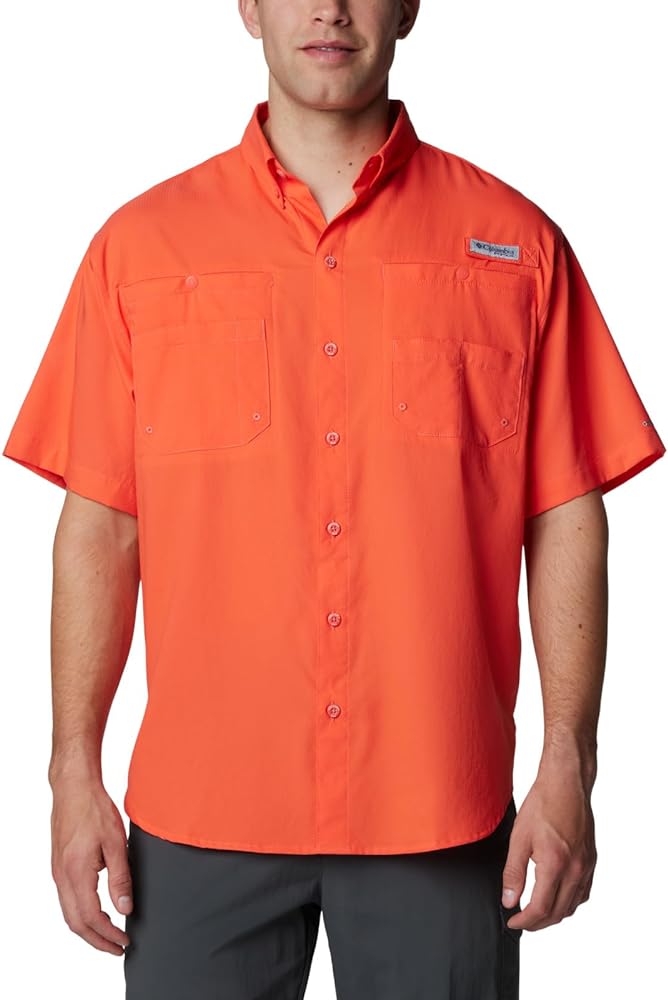 Columbia Men's Tamiami II Short Sleeve Shirt, Corange, XX-Large