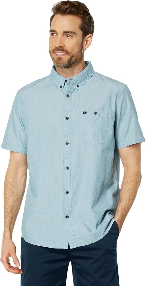 Quiksilver Men's Winfall Short Sleeve Button Down Shirt