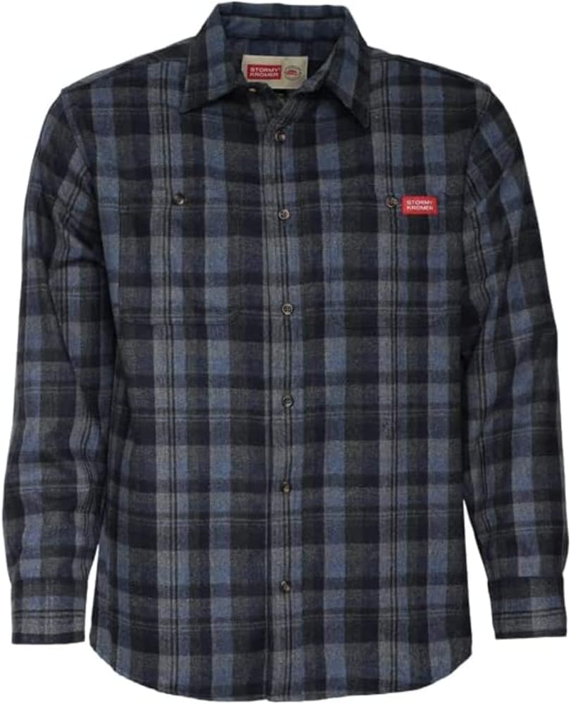 Stormy Kromer The Wool Shirt – Men’s Button Up Shirt, Long Sleeve Shirt for Men