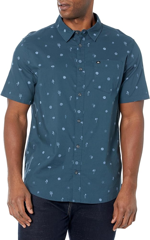 Quiksilver Men's Heat Wave Button Up Woven Top