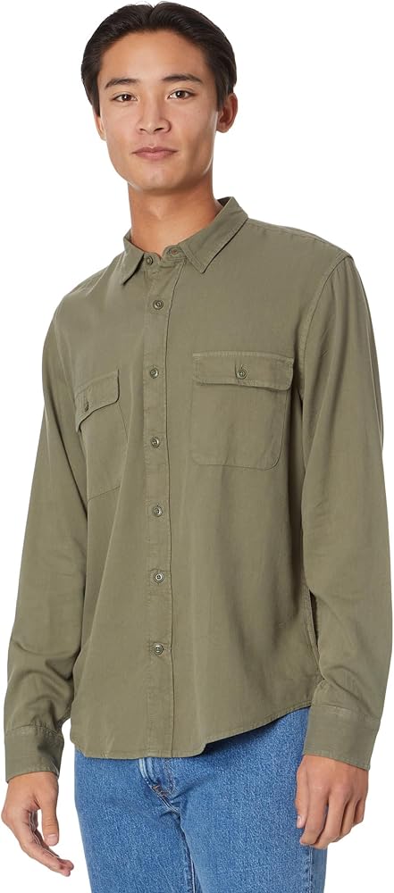 Lucky Brand Mens Livedin Long Sleeve Utility Shirt