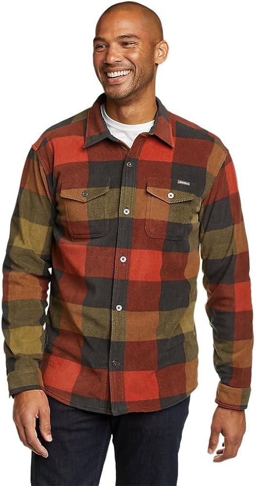 Eddie Bauer Men's Chutes Long-sleeve Microfleece Shirt