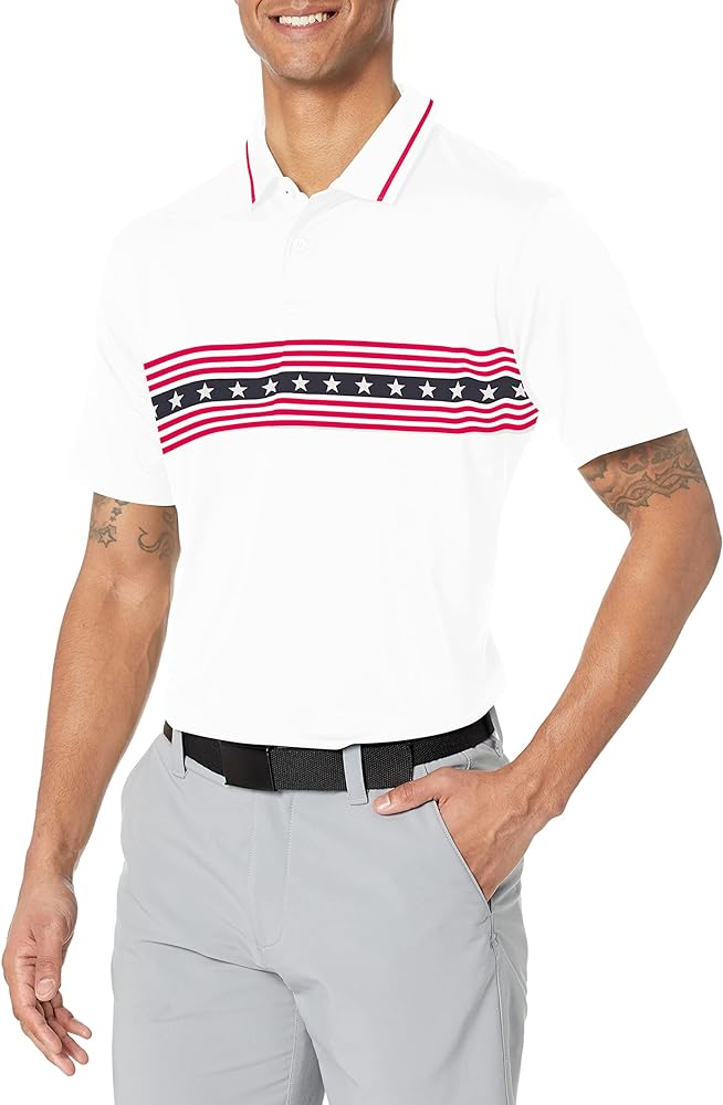 Puma Golf Men's Volition Freedom Stripe Polo