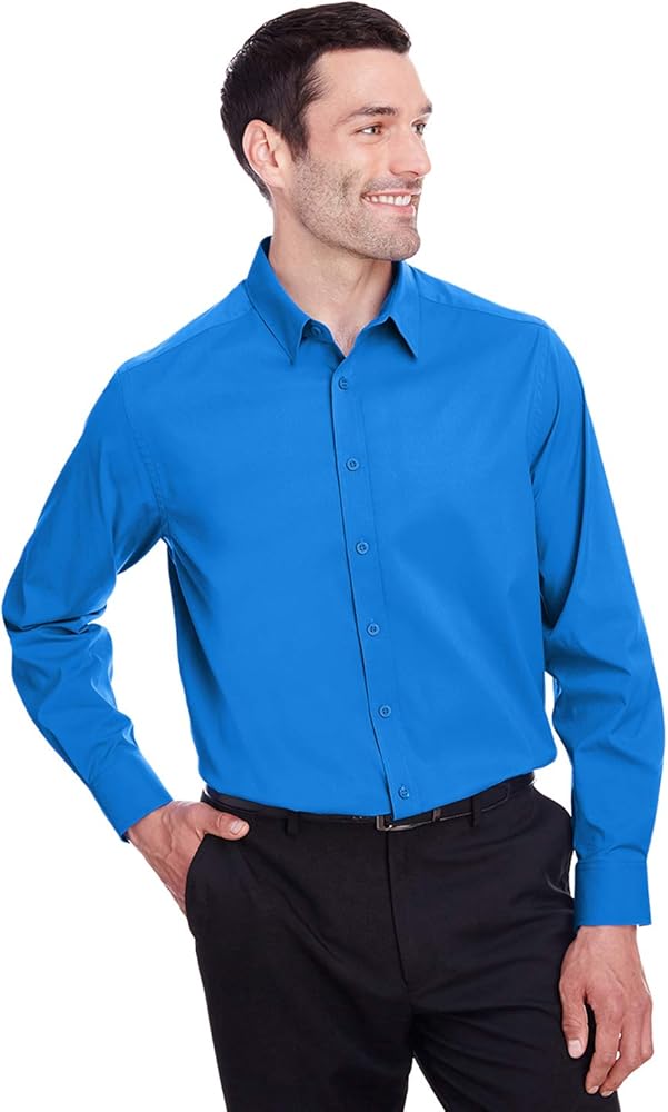 Devon & Jones Men's CrownLux Performance™ Stretch Shirt L FRENCH BLUE