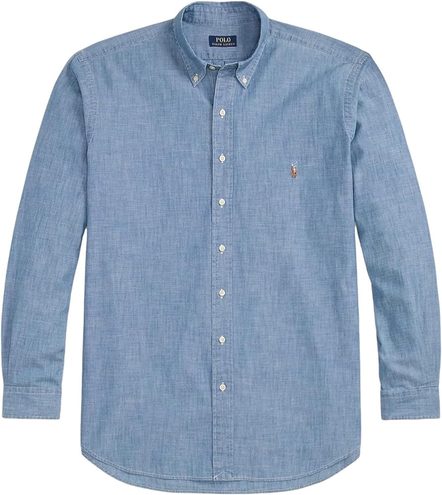 POLO RALPH LAUREN Men's Big and Tall Long Sleeve Button Down Oxford Shirt